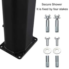 Xoiasth Outdoor Shower Portable Solar Outdoor Shower | 360° Swivel Head | Foot Washer Tap | Home | Garden | Outdoor | Freestanding Swimming Pool Spa Shower | Camping Shower