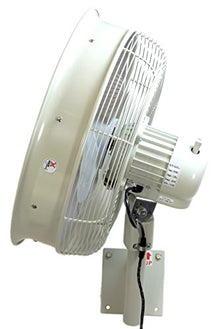 HydroMist Misting Fan, High-Pressure Oscillating, Stainless Steel