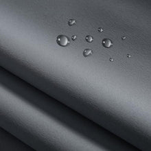HANGEENGS 2 Panels Outdoor Curtains for Patio Waterproof Sun Light Blocking Weather Resistant Privacy Grommet Blackout Curtains for Gazebo, Pergola,Cabana,Deck,Grey,79x120 in(WxL)