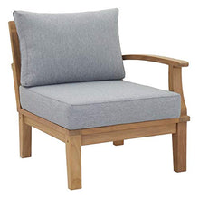 Ergode Marina Teak Wood Outdoor Patio Furniture Sofa Sectional Set | Ultimate Luxury | Durable Teak Construction | All-Weather Cushions | Modern Design