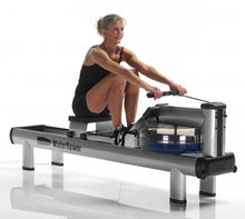 WaterRower M1 Hi Rise Rowing Machine with S4 Monitor Silver