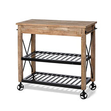 Park Hill Collection Garden Potting Cart Natural
