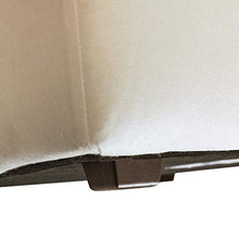 Howard Elliott Collection Square Outdoor Patio Bench Cover Atlantis White