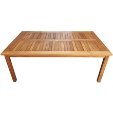 UKN Rectangular Teak Wood Bistro Counter Table 63 X 35 Inch (Table Only) Brown Rectangle Hand Waxed Weather Resistant