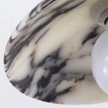 zhongheng . Pendant Light, 9.8" Pendant Light with Round Natural Stone Shade, Nordic Pendant Lamp for Bedroom Bedside Light Living Room Kitchen Island Entryway Hallway