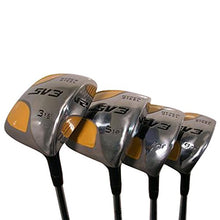 SV3 Senior Men's Yellow Square Fairway Wood Set Golf Clubs, Right Handed Senior Flex