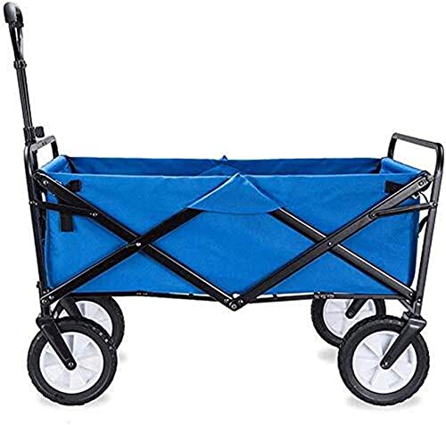 Multifunction Portable Hand Trucks Garden Cart Folding Wagon Foldable Heavy Duty Outdoor Trolley Utility Transport Cart 80kg Max Load