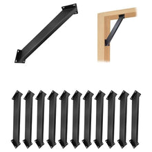 LQSYBHD 45 Degree Angle Support Bracket Heavy Duty Connector Corner Brace Inside Joint Pergola Accessories for Indoor or Outdoor for Gazebos Porches and Log Cabins (Size:12pcs)