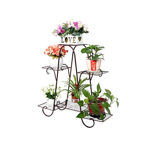 SIDUFHAOPKLL European Plant Stand Multi-Layer Flower Floor Pot Rack(D)