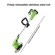 Cordless Grass Trimmer,12V 2000mAh Li-Ion Battery String Trimmer,Electric Grass Trimmer,Telescopic Grass Cutter,Pruning Cutter Garden Tools,String Trimmer Edger,Grass Pruning Cutter Garden Tools