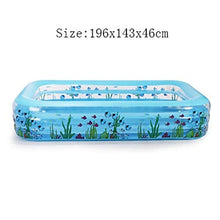 Kids Inflatable Pools Family Interaction Water Party Air Swimming Pool Suitable for Outdoor Garden Backyard Portable Backyard Water Party