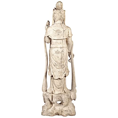 Design Toscano Guan-Yin Patroness of Compassion Outdoor Garden Statue 54" Antique Stone