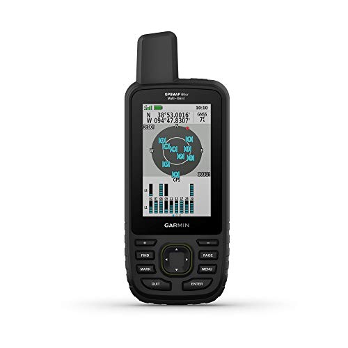 Garmin GPSMAP 66sr Hiking Handheld GPS with Multi-Band Technology Black