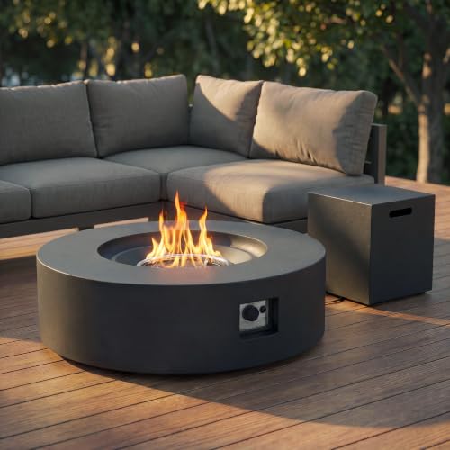 50,000 BTU with Concrete Round Base (Grey)