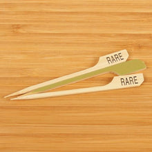 BambooMN 3.5" Bamboo Paddle Picks Rare Steak Marker - 10,000 Pieces