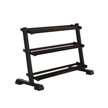 Inspire Fitness 3-Tier Dumbbell Rack Black