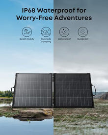 Anker SOLIX PS200 Bifacial Portable Solar Panel, 200W, for Camping, RVs