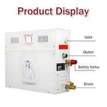 DNEPEI Waterproof Digital Display Steam Generator – 220V 9kW Steam Shower Kit with Self-Draining System, Quick Heat for Residential & Commercial Sauna 9kw-220v