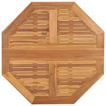 Foknhdi Folding Teak Dining Table 35.4 x 35.4 in, Compact Foldable Patio Table Solid Brown Square Small Outdoor Indoor Card Craft Camping Tables for Up to 4 People