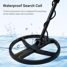 FENOKD Metal Detector, Metal Detector Professional Higher Accuracy 10'' Coil Waterproof Metals Gold Headphone Shovel Backpack for Beginners