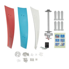 HUIZHITENGDA 1500W 12V/24V Efficient Wind Turbine Generator, Portable with Controller 3 Blade Turbine Wind Power Kit for Courtyard Outdoor Streets,12v