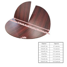 Large Round Foldable Table Top, 47.2-70.9in Diameter Wood Replace Table Top