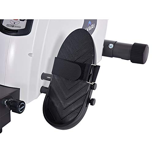 Avari Stamina A350-701 Programmable Magnetic Rower White/Silver