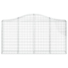 Arched Gabion Baskets 4 pcs Galvanized Iron White Black Other