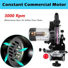 SICWEDIM Chainsaw Sharpener Jig Kit, 230W Portable Adjustable Angle Tool Polisher, 3000Rpm Motor & 0-35° Adjustable Angle, High Stability and Accuracy, for Professionals and DIY Enthusiasts