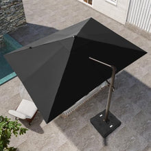 OROTLECT 153'' X 116'' Rectangular Cantilever Umbrella With Crank Lift, Counter Weights Base Included