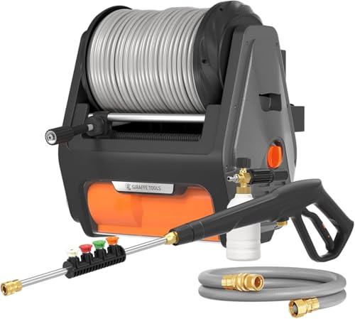 Giraffe Tools Wall Mounted Pressure Washer Pro,Max 2900 PSI, 2.2 GPM