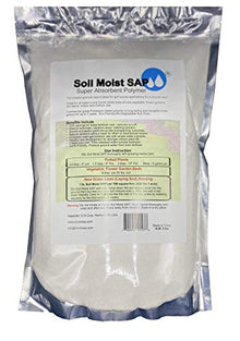 Soil Moist SAP Super Absorbent Polymer Water Retaining Crystal for Plants White 45 Pounds
