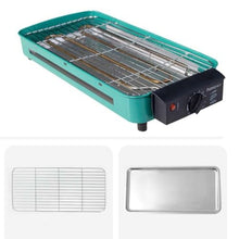 Household Multi-functional Split Electric Oven Outdoor Frying Two Baking Tray Kebab