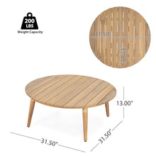 roomfitters Outdoor Chat Set 4 Piece Acacia Wood Rope Woven Seating Cushioned, Natural Black