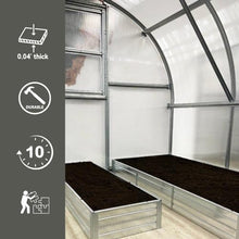 BAUMERA 3Pcs Raised Beds for Gardening Vegetables in Greenhouse (10x20 FT)