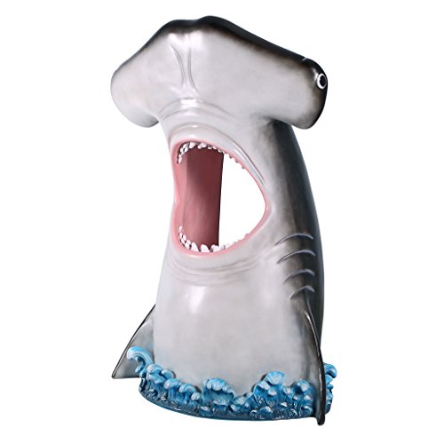 Design Toscano Peek-a-Boo Hammerhead Shark Statue