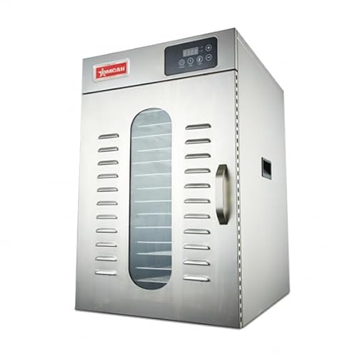 Omcan Commercial Food Dehydrator Digital Touchscreen 1500W Stainless Steel