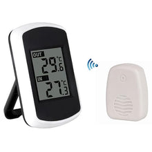 ASWRTYJO ABS Indoor Outdoor Thermometer Electronic Household Digital Display