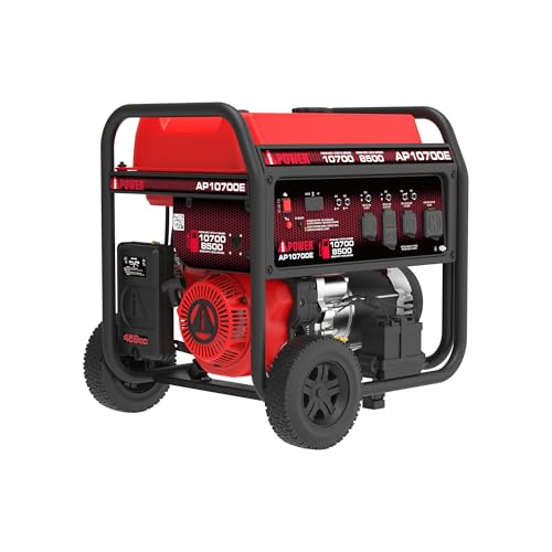 A-iPower 10700-Watt Electric Start Gas Portable Generator, CO Sensor