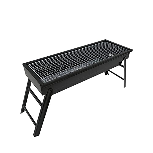 Barbecue Charcoal Grill Portable Folding Outdoor Stainless Steel Smoker Grill for Picnic Garden Terrace Camping Travel