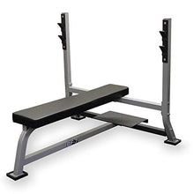 Valor Fitness Olympic Bench with Spotter Metallic Grey and Black