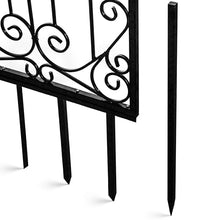 H Potter 8 Ft Freestanding Black Garden Trellis 32" W x 96" H Iron