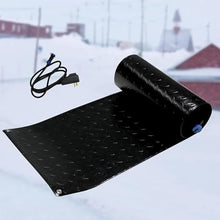 ZRUTIMI Electric Snow-Melting Pads, Outdoor Heated Snow-Melting Pads, Anti-Slip Rubber Snow-Melting Pads, Electric ice-Melting Pads, Lane Heating Pads, for Snow Removal in Winter(60x280cm/23.6x110in)
