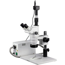 AmScope Digital Trinocular Stereo Zoom Microscope with 5MP Camera White