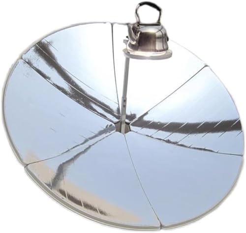 Classic Solar Stove 1800 W, 59 Inches Concentrated Solar Cooker, Parabolic Portable Oven Magnesium, Portable Solar Oven Camp Stove Grill for Outdoor Camping Cooking Grilling Barbecue, Focus Point Temp
