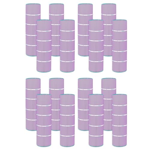 Hurricane Filters 16 Pack HF7468-04P Platinum Purple Pool Filter Cartridge - Replacement for PJAN115, Unicel C-7468, Filbur FC-0810, Jandy Industries CL460, CV460 - USA Pool Filters