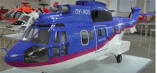 HUIKDY RC Helicopter EC-225 Super Puma Fuselage Blue/White