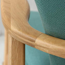 IIPOSAQQ Single Solid Wood Rocking Chair Smooth Rocking Motion with Cushion Lunch Break Recliner with Footrest - Green