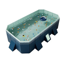 AErosx Large Non-Inflatable Swimming Pool for Kids, Adult Collapsible Pools Hard PVC Shell, Oversized Thickened, Portable Folding Kids Pools for Indoor and Outdoor(1.85x1.4x0.5m/6x4.6x1.6ft)