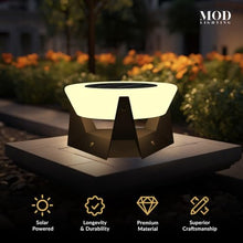 MOD LIGHTING Skye Solar Post Lights, Warm White, Large